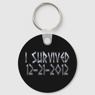 Survived 2012 keychain