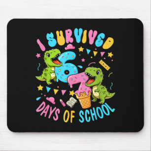 Survived 67 Days Of School T-rexes Funny Six Seven Mouse Pad