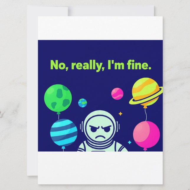 Survived Another Trip Around the Sun birthday card (Front)