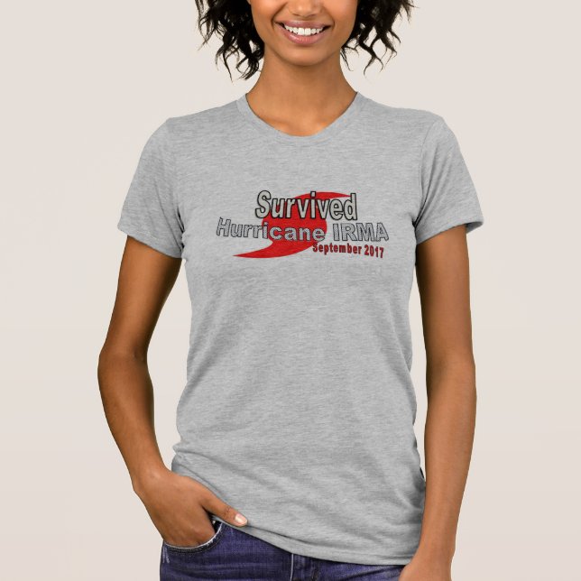 Survived Hurricane Irma T-Shirt (Front)