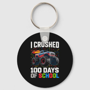 Survived I Crushed 100 Days School Monster 1st Gra Keychain