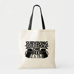 Surviving Fatherhood One Beer At A Time Tote Bag