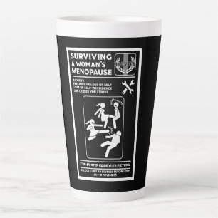 Surviving The Menopause Latte Mug