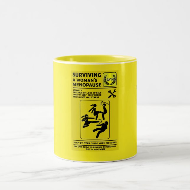 Surviving The Menopause Two-Tone Coffee Mug (Center)