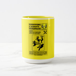 Surviving The Menopause Two-Tone Coffee Mug