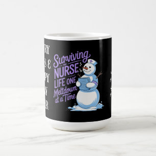 Surviving the Nurse Life One Meltdown at a Time Coffee Mug