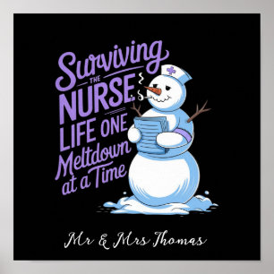 Surviving the Nurse Life One Meltdown at a Time Poster