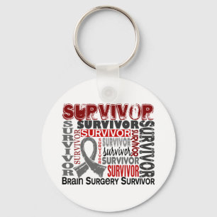 Survivor 10 Brain Surgery Keychain