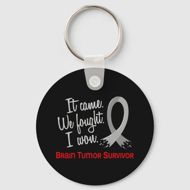 Survivor 11 Brain Tumour Keychain (Front)