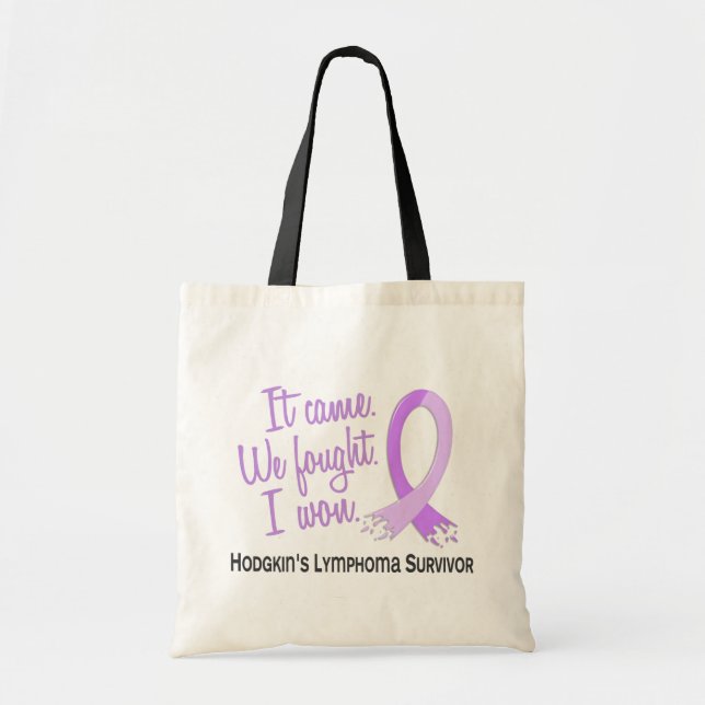 Survivor 11 Hodgkin's Lymphoma Tote Bag (Front)