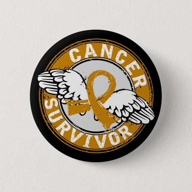 Survivor 14 Appendix Cancer 2 Inch Round Button (Front)