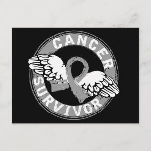 Survivor 14 Brain Cancer Postcard