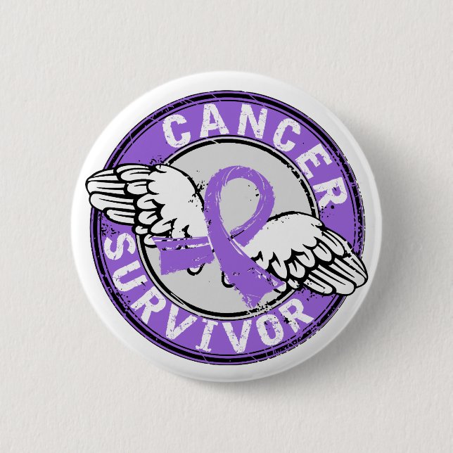 Survivor 14 Hodgkin's Lymphoma 2 Inch Round Button (Front)