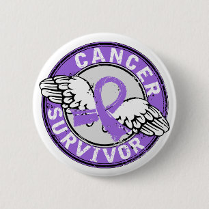Survivor 14 Hodgkin's Lymphoma 2 Inch Round Button