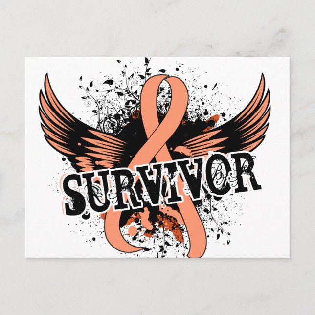 Survivor 16 Uterine Cancer Postcard (Front)