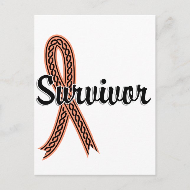 Survivor 17 Uterine Cancer Postcard (Front)