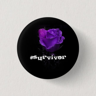 #Survivor 1 Inch Round Button
