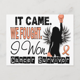 Survivor 22 Endometrial Cancer Postcard