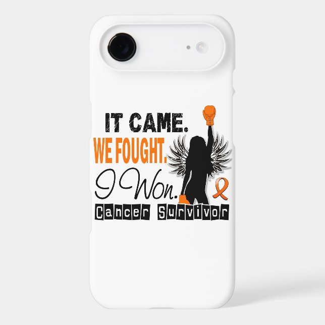Survivor 22 Leukaemia Case-Mate iPhone Case (Back)