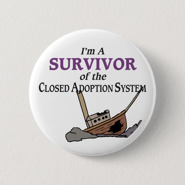 Survivor 2 Inch Round Button (Front)