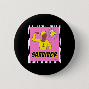 Survivor 2 inch round button