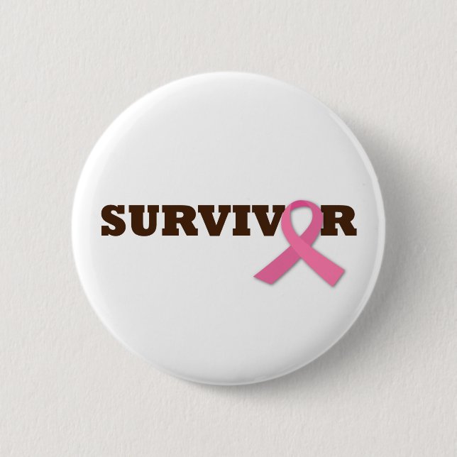 Survivor 2 Inch Round Button (Front)