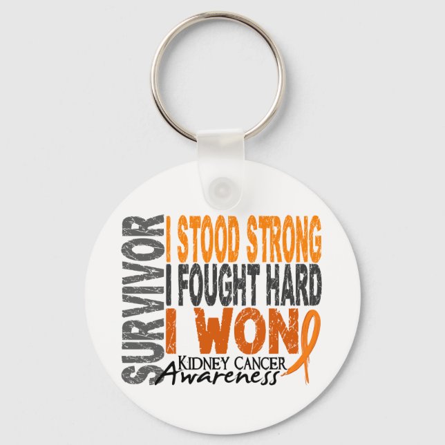 Survivor 4 Kidney Cancer Keychain (Front)