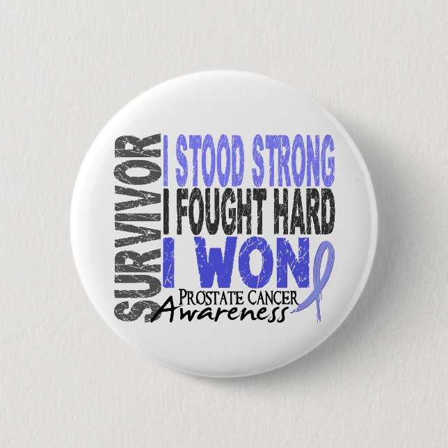 Survivor 4 Prostate Cancer 2 Inch Round Button (Front)