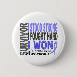 Survivor 4 Prostate Cancer 2 Inch Round Button