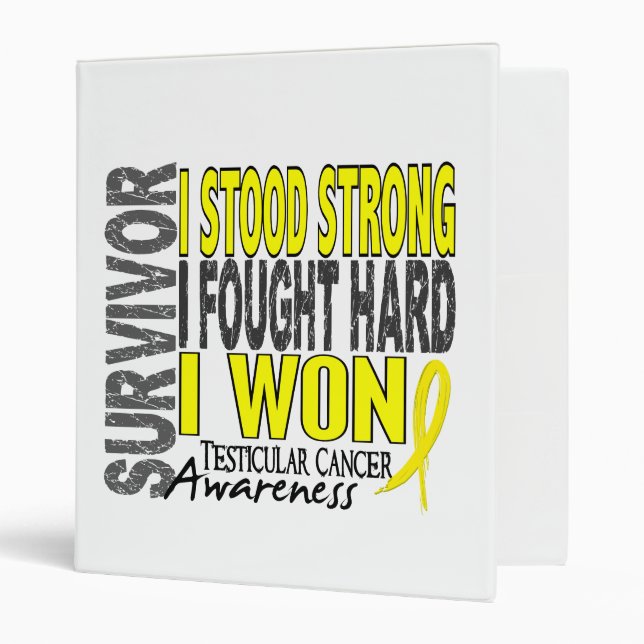 Survivor 4 Testicular Cancer Binder (Front/Inside)
