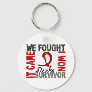Survivor 5 Stroke Keychain