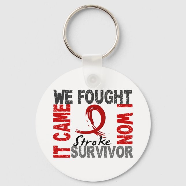 Survivor 5 Stroke Keychain (Front)