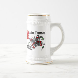 Survivor 6 Brain Tumour Beer Stein