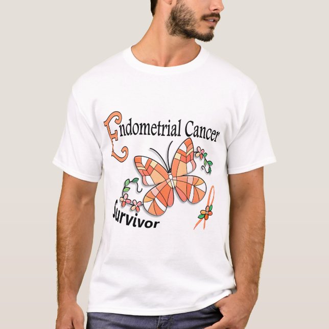 Survivor 6 Endometrial Cancer T-Shirt (Front)