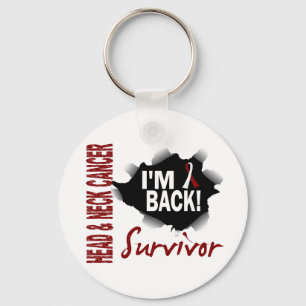 Survivor 7 Head Neck Cancer Keychain