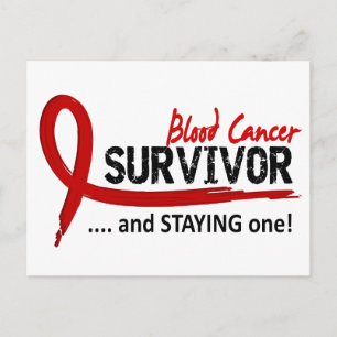 Survivor 8 Blood Cancer Postcard