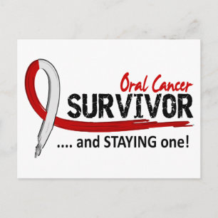 Survivor 8 Oral Cancer Postcard