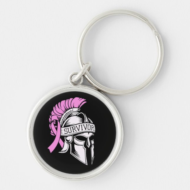 Survivor Breast Cancer  Keychain (Front)