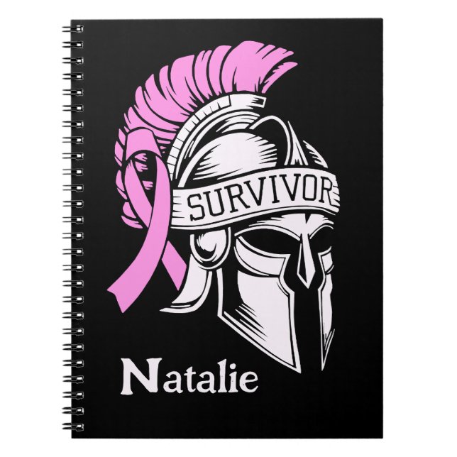 Survivor Breast Cancer  Notebook (Front)