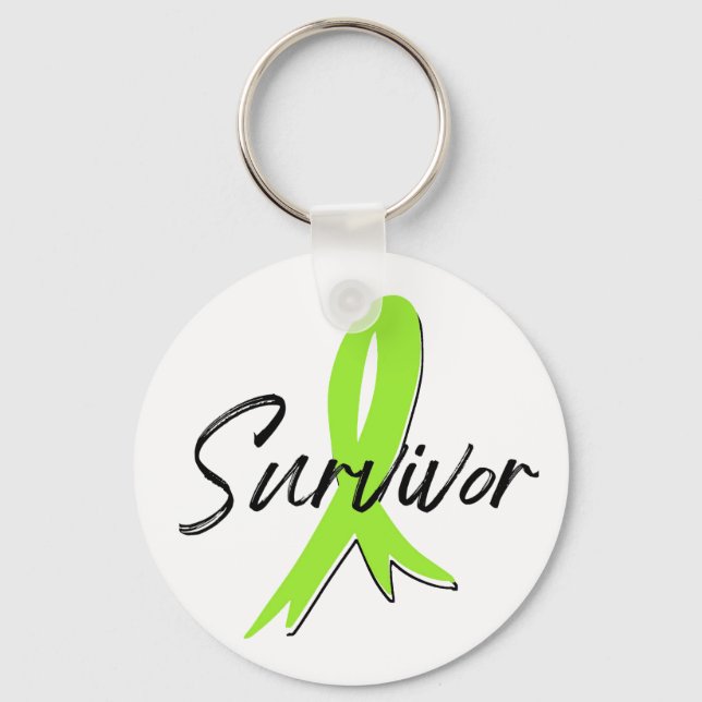Survivor Button Keychain (Front)