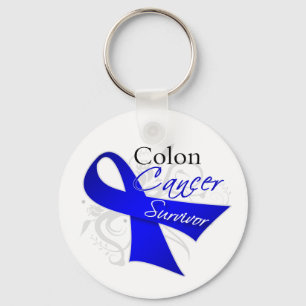 Survivor - Colon Cancer Keychain