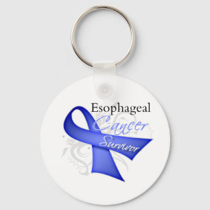Survivor - Esophageal Cancer Keychain