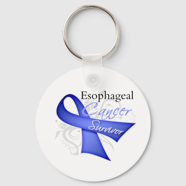 Survivor - Esophageal Cancer Keychain (Front)