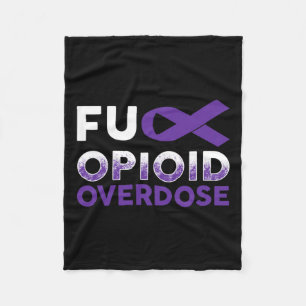 Survivor Gifts - Opioid Overdose Awareness Fleece Blanket