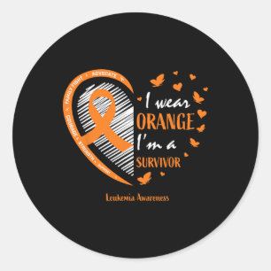Survivor Gifts Women Men Kids Mom Sister Awareness Classic Round Sticker