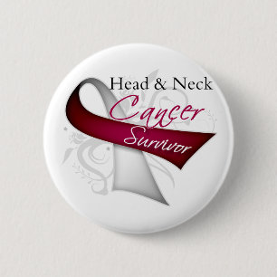 Survivor - Head and Neck Cancer 2 Inch Round Button