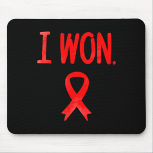 Survivor Heart Disease Warrior I Won Heart Disease Mouse Pad