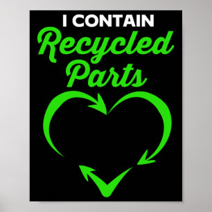Survivor I Contain Recycled Parts  Poster