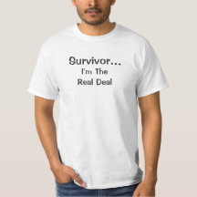 Survivor...I'm The Real Deal Inspirational Quote