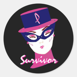 "Survivor In Pink I" Sticker - Customizable